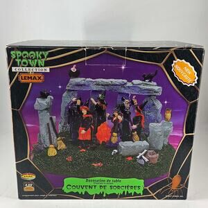 Lemax Spooky Town Witches coven #74596 2007 Pls Read
